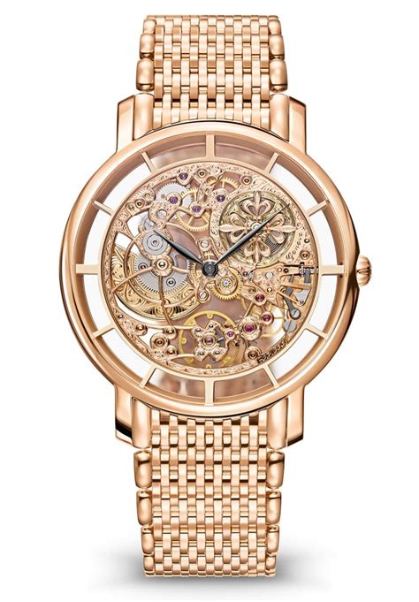 patek philippe rose gold skeleton watch|best skeletonized watches.